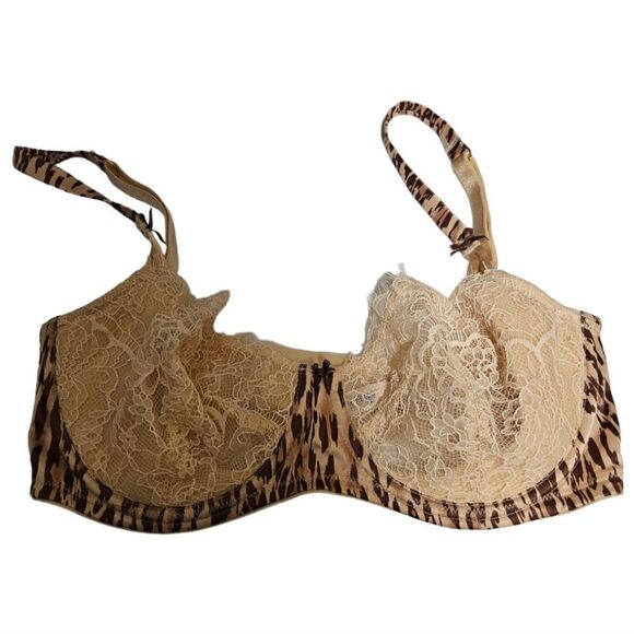 VICTORIA'S ’s SECRET Dream Angels Push-Up Lace/Animal Print Bra - Multiple Sizes - Picture 1 of 8